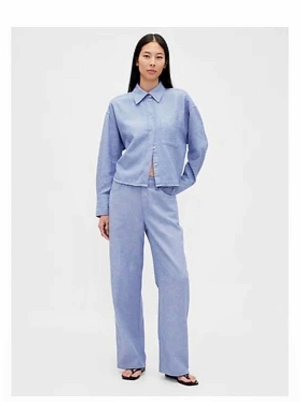 Gap Blue Wide-Leg Pants